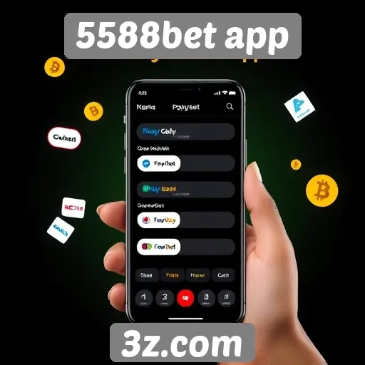 Integração de métodos de pagamento no 5588bet app